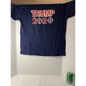 Trump 2020 Navy Blue Adult XL T Shirt New Old Stock